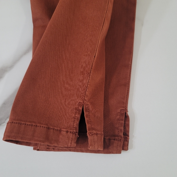 Patchington Pants Womens  Brown Mid Rise Ankle Flat Front Casual Comfort Size 6 - Picture 5 of 14